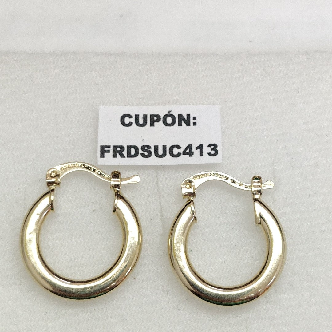 ARETES ARRACADAS 14K 1.6 GR (NUEVO)