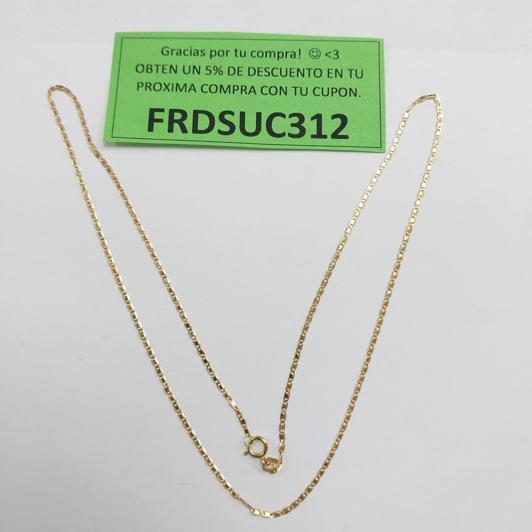 CADENA ORO 10 K 0.6 GRMS (SEMINUEVO)