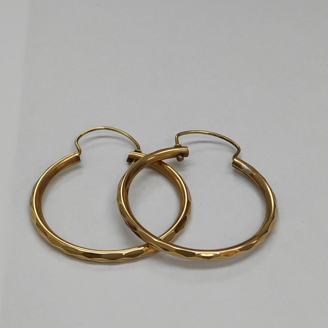 ARRACADAS PAR ORO 14 K 2.8 GRMS (SEMINUEVO)