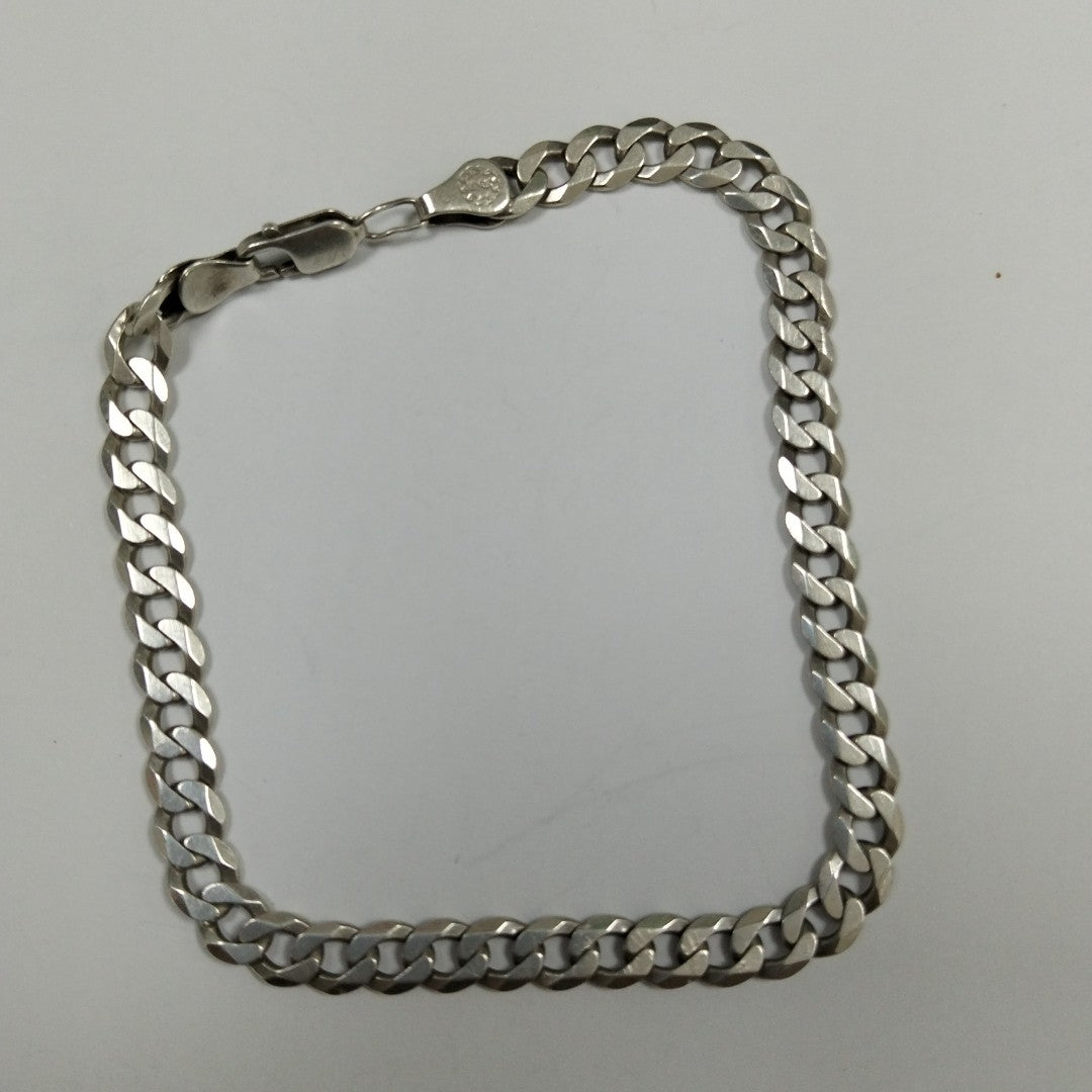 CADENA, DIJE, PULSERA PLATA 55.5 GRMS (SEMINUEVO)