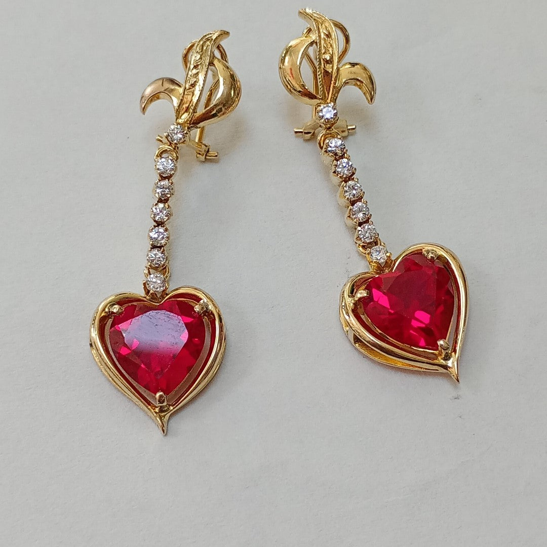 ARETES PAR ORO 8 K 7,50 GRMS (SEMINUEVO)