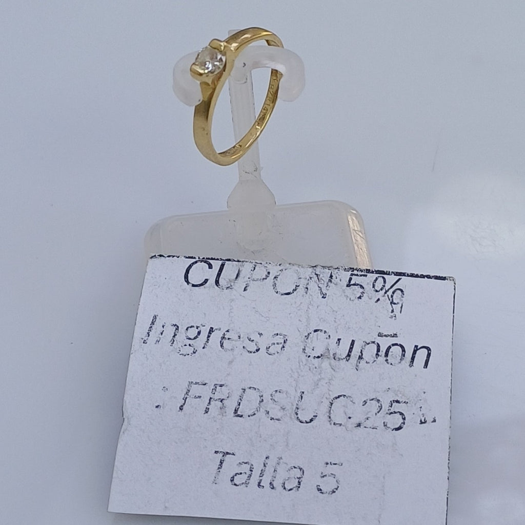 ANILLITO ORO 14 K 1.3 GRMS (SEMINUEVO)