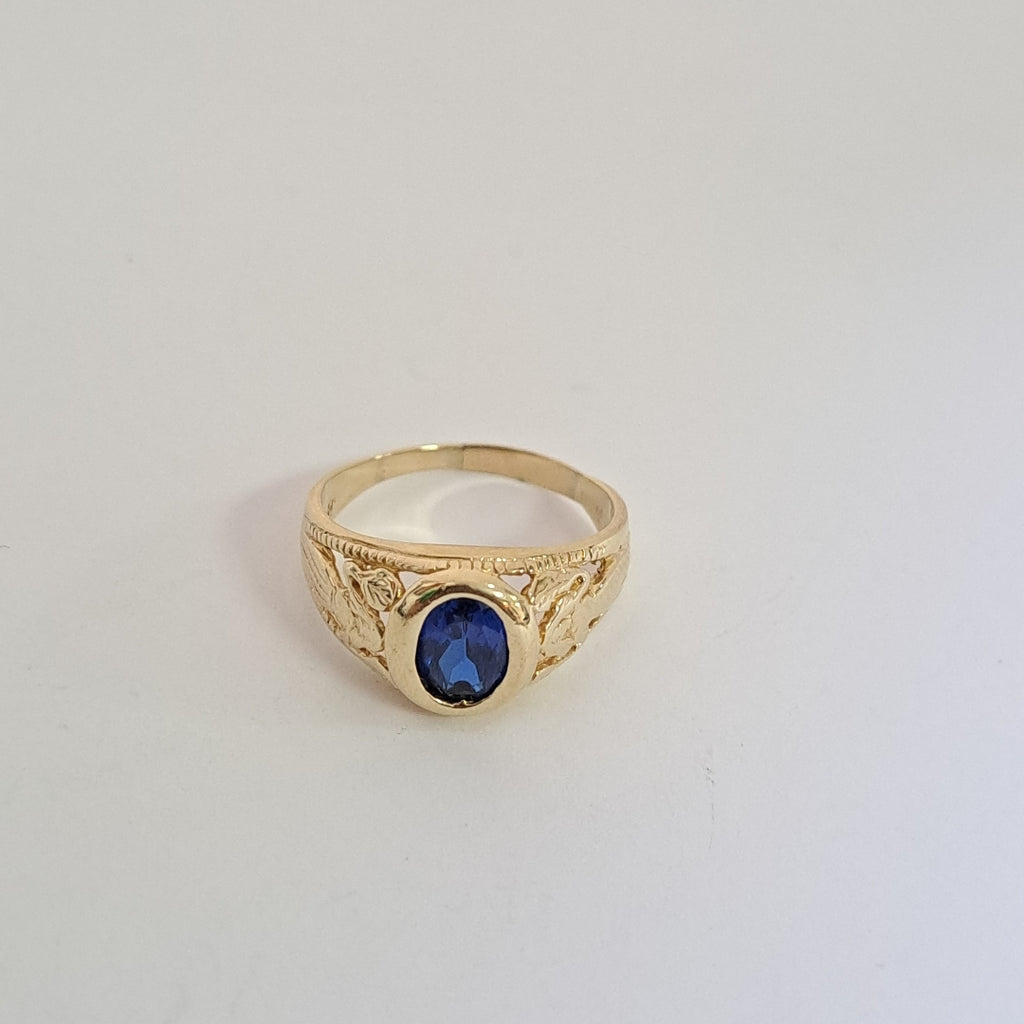 ANILLO ORO 10 K 2.5 GRMS (SEMINUEVO)