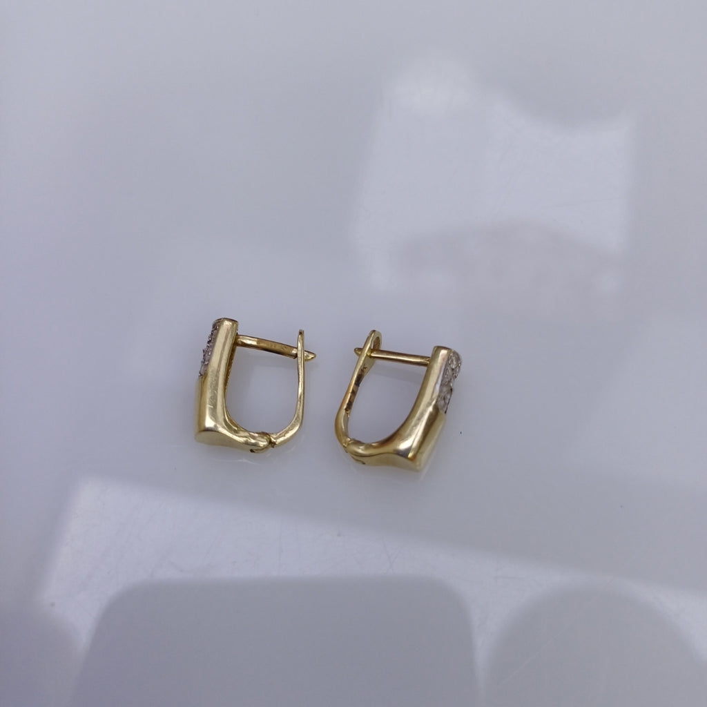 ARETES PAR ORO 14 K 3,00 GRMS (SEMINUEVO)
