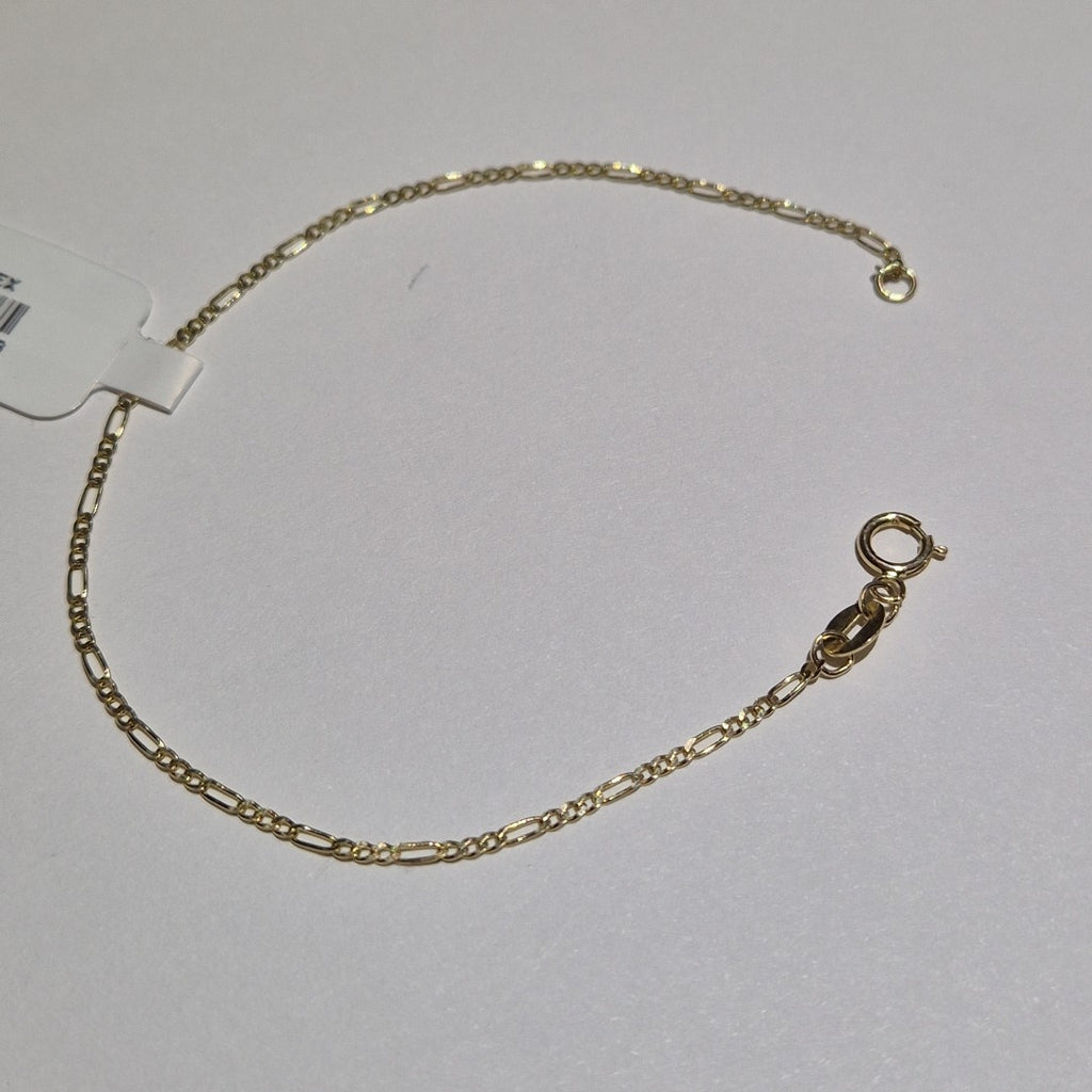 PULSERAS TEJIDO 3X1 ORO 14K 16 CM 0.9 GR (NUEVO)