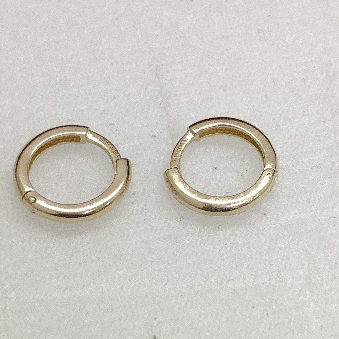 ARETES ARRACADAS LISAS 10K 1.1 GR (NUEVO)