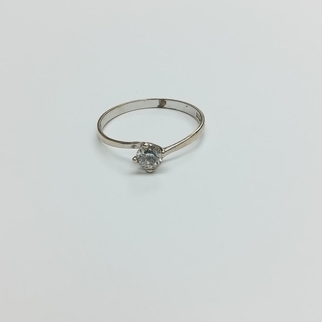 ANILLITO ORO, ORO BLANCO 14 K 1.2 GRMS (SEMINUEVO)