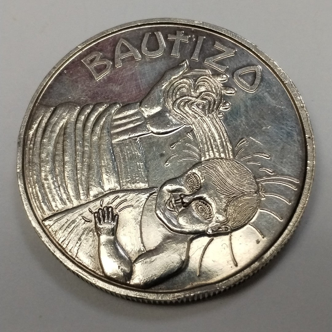 MEDALLA CONMEMORATIVA PLATA 31,00 GRMS (SEMINUEVO)