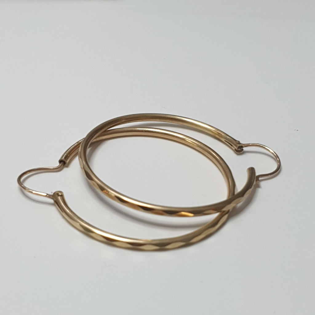 ARRACADAS PAR ORO 8 K 4.9 GRMS (SEMINUEVO)