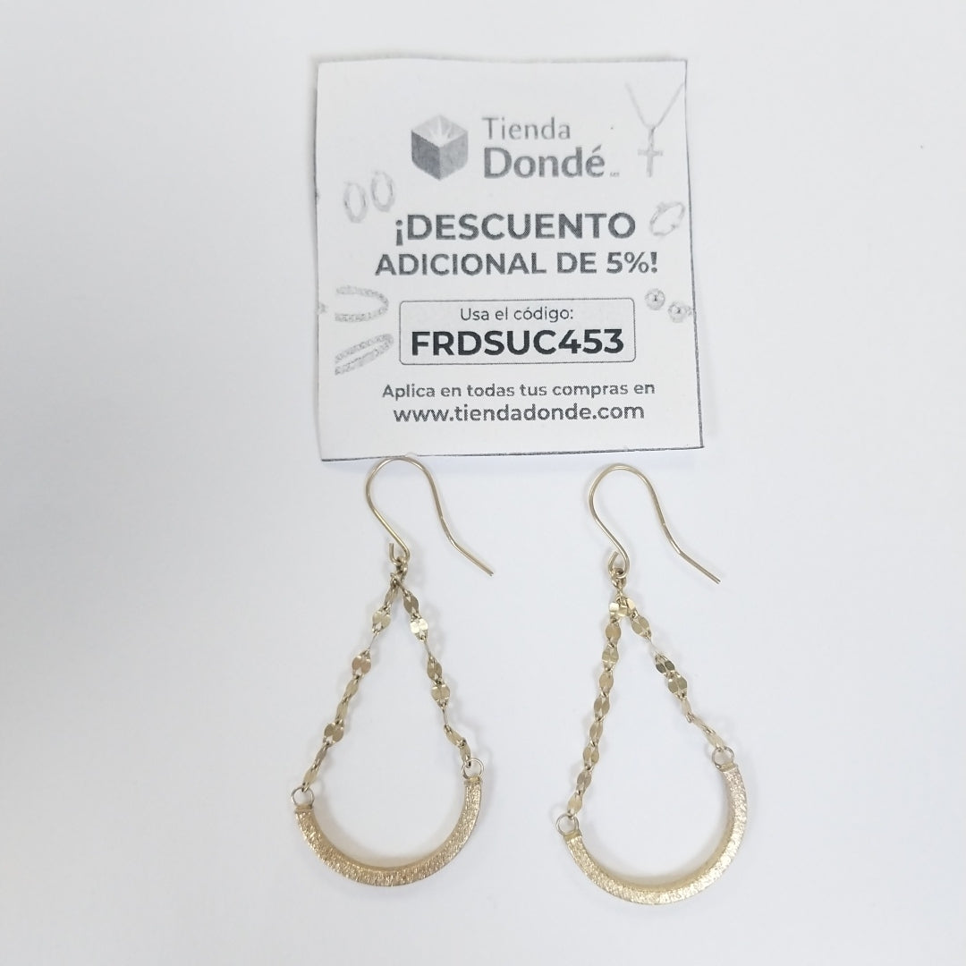ARETES PAR ORO 10 K 1.5 GRMS (SEMINUEVO)