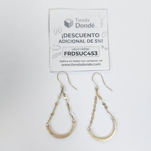 ARETES PAR ORO 10 K 1.5 GRMS (SEMINUEVO)