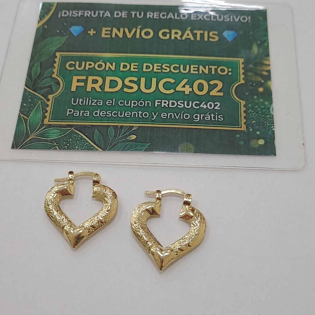 ARETES ARRACADAS 14K 1.8 GR (NUEVO)