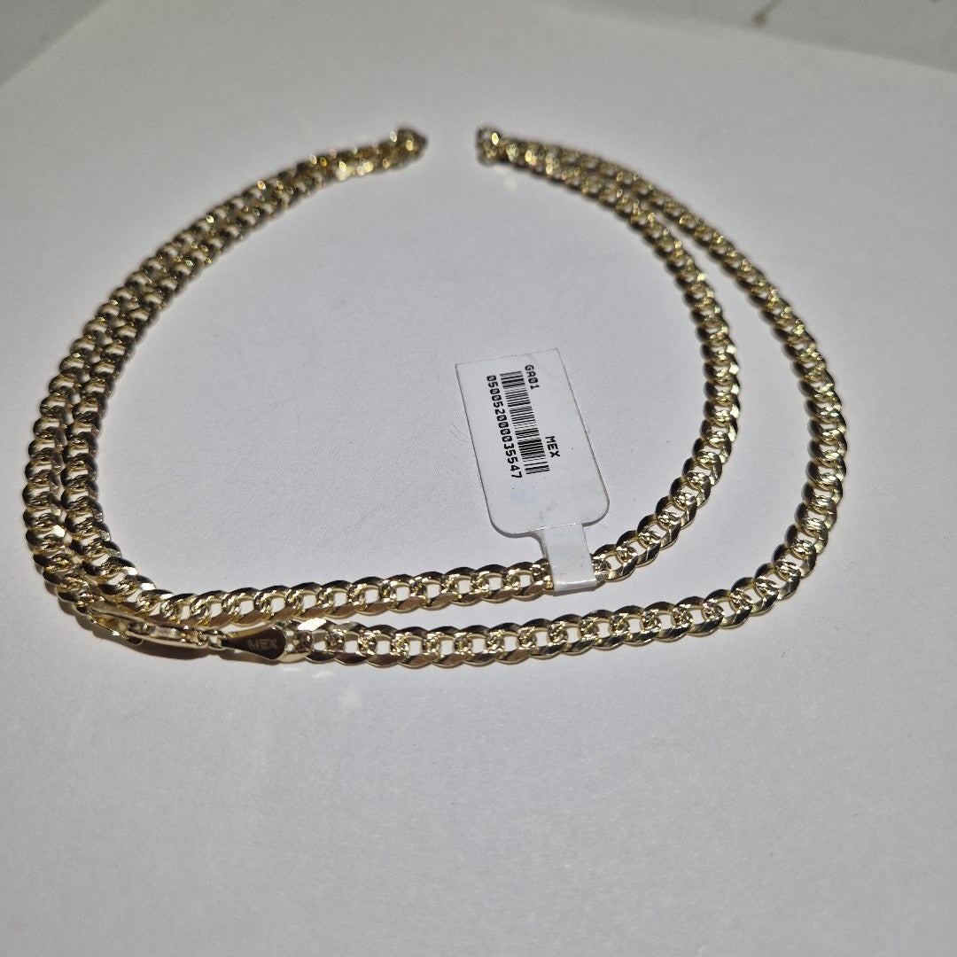 CADENA BARBADA 14K 60 CM 21.2 GR (NUEVO)