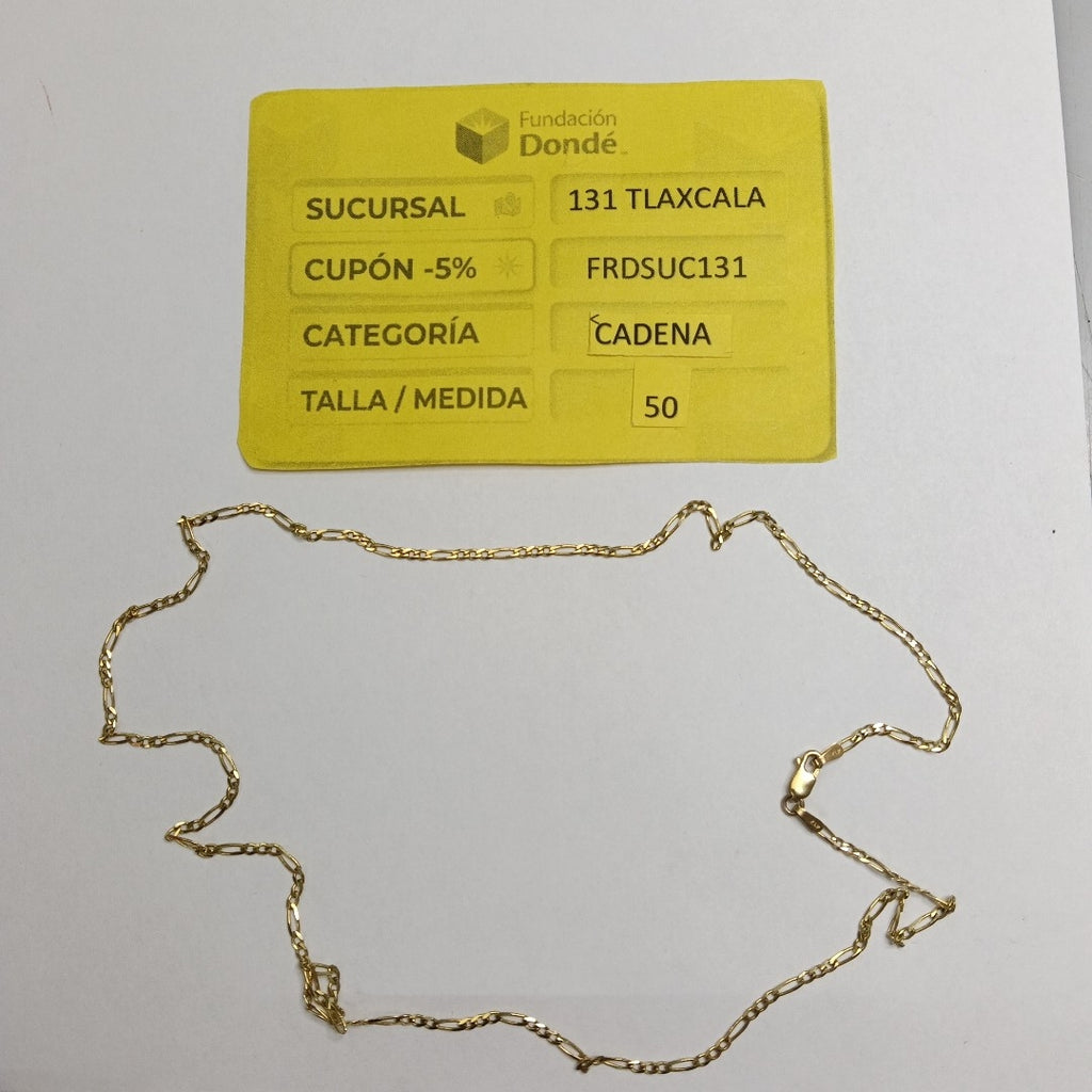CADENA ORO 10 K 2.9 GRMS (SEMINUEVO)