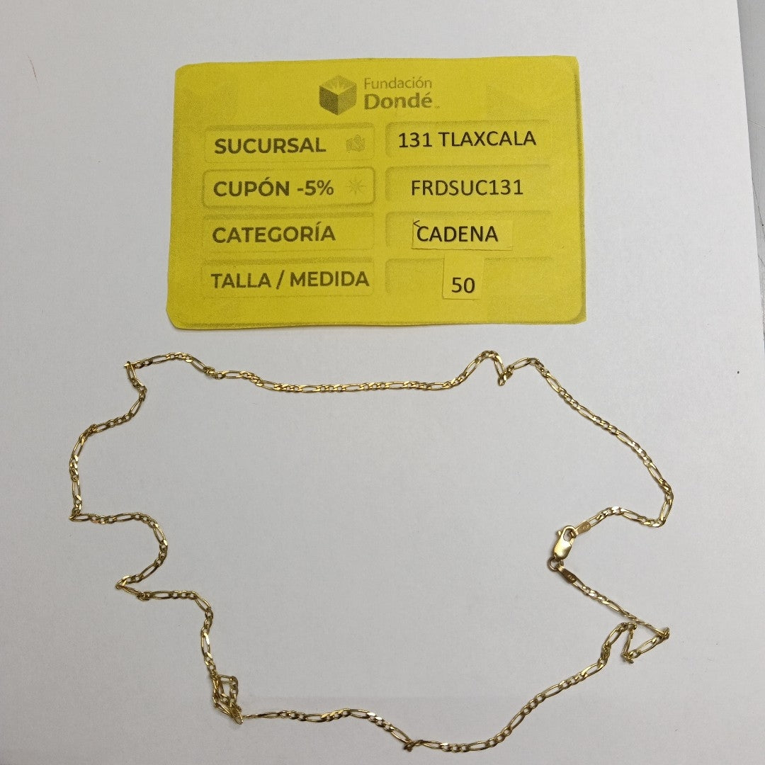 CADENA ORO 10 K 2.9 GRMS (SEMINUEVO)