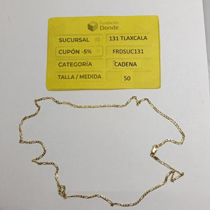CADENA ORO 10 K 2.9 GRMS (SEMINUEVO)
