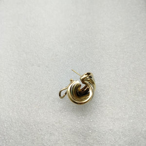 ARETES PAR ORO COMBINADO 10 K 7,80 GRMS (SEMINUEVO)