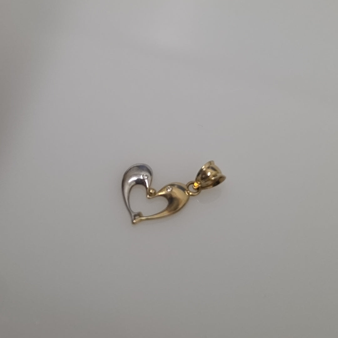 DIJE ORO, ORO COMBINADO 14 K 0.6 GRMS (SEMINUEVO)