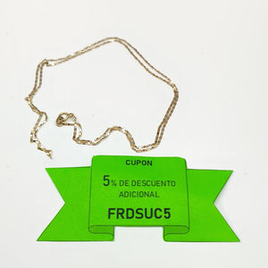 CADENA ORO 14 K 1,30 GRMS (SEMINUEVO)