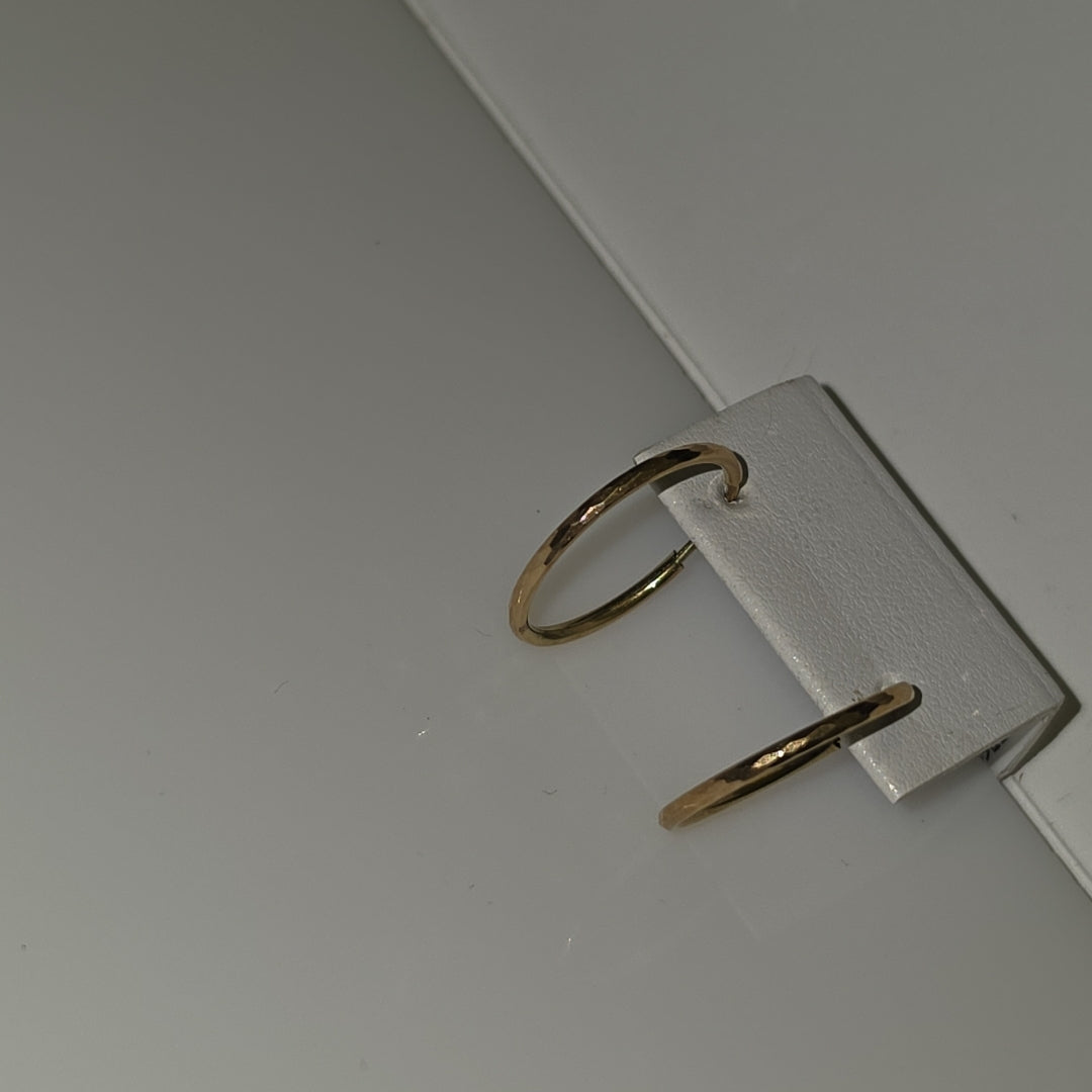ARRACADAS PAR ORO 14 K 1.3 GRMS (SEMINUEVO)