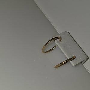 ARRACADAS PAR ORO 14 K 1.3 GRMS (SEMINUEVO)