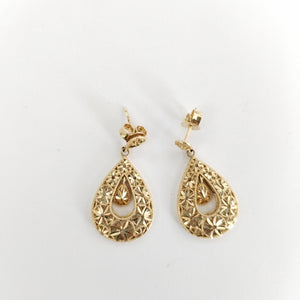 BROQUELES PAR ORO 14 K 4.6 GRMS (SEMINUEVO)