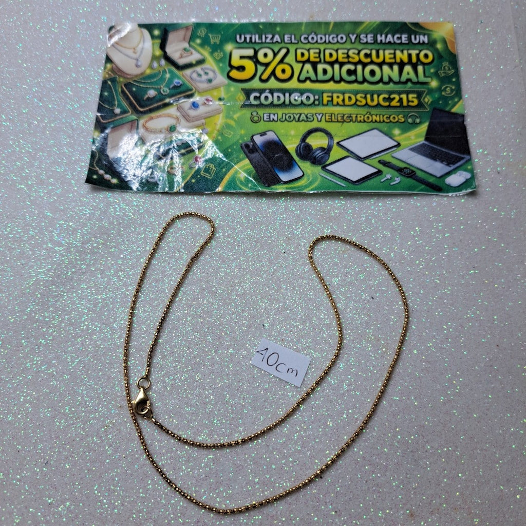 CADENA ORO 10 K 1.9 GRMS (SEMINUEVO)