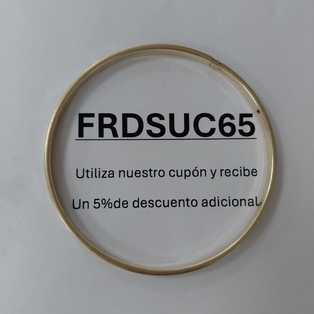 PULSERA RIGIDA ORO 10 K 5.1 GRMS (SEMINUEVO)