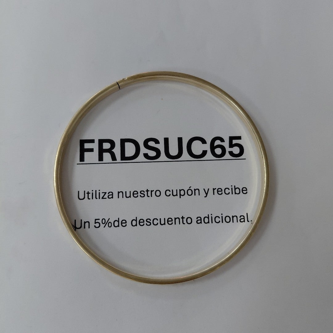 PULSERA RIGIDA ORO 10 K 5.2 GRMS (SEMINUEVO)