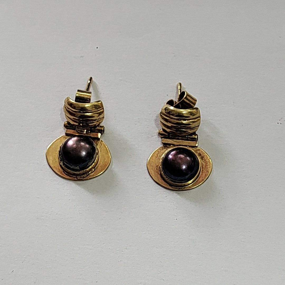 ARETES PAR ORO 18 K 4.8 GRMS (SEMINUEVO)