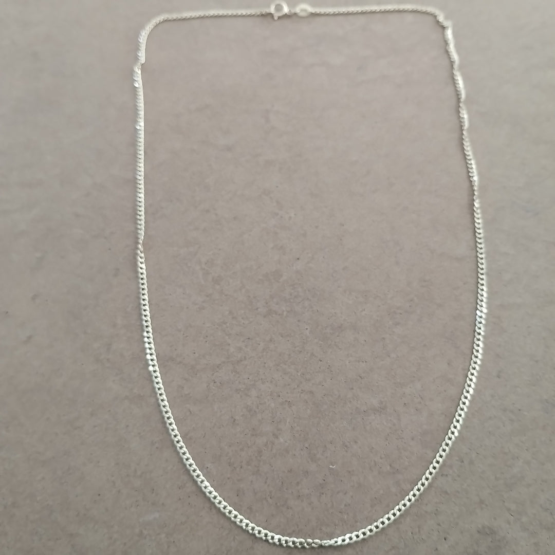 CADENAS TEJIDO BARBADA ORO 10K 50 CM 3.4 GR (NUEVO)