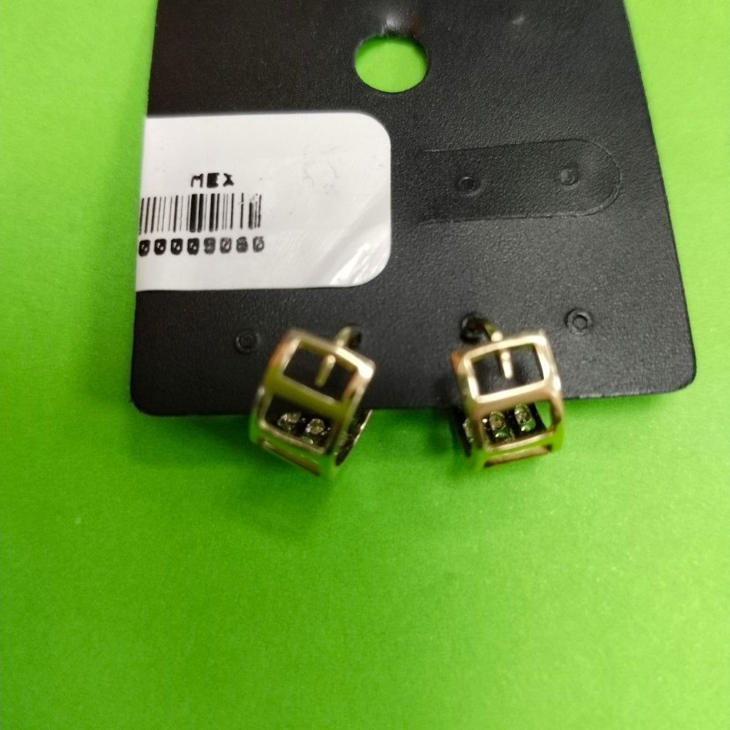 ARETES HUGGIES C CIRCONIA 14K 2.2 GR (NUEVO)
