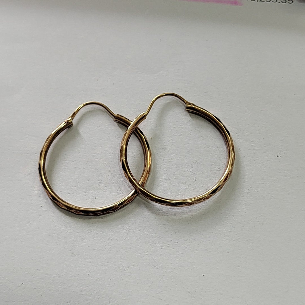 ARRACADAS PAR ORO 14 K 1.8 GRMS (SEMINUEVO)