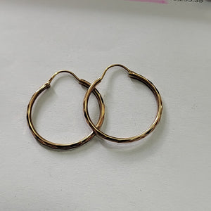 ARRACADAS PAR ORO 14 K 1.8 GRMS (SEMINUEVO)