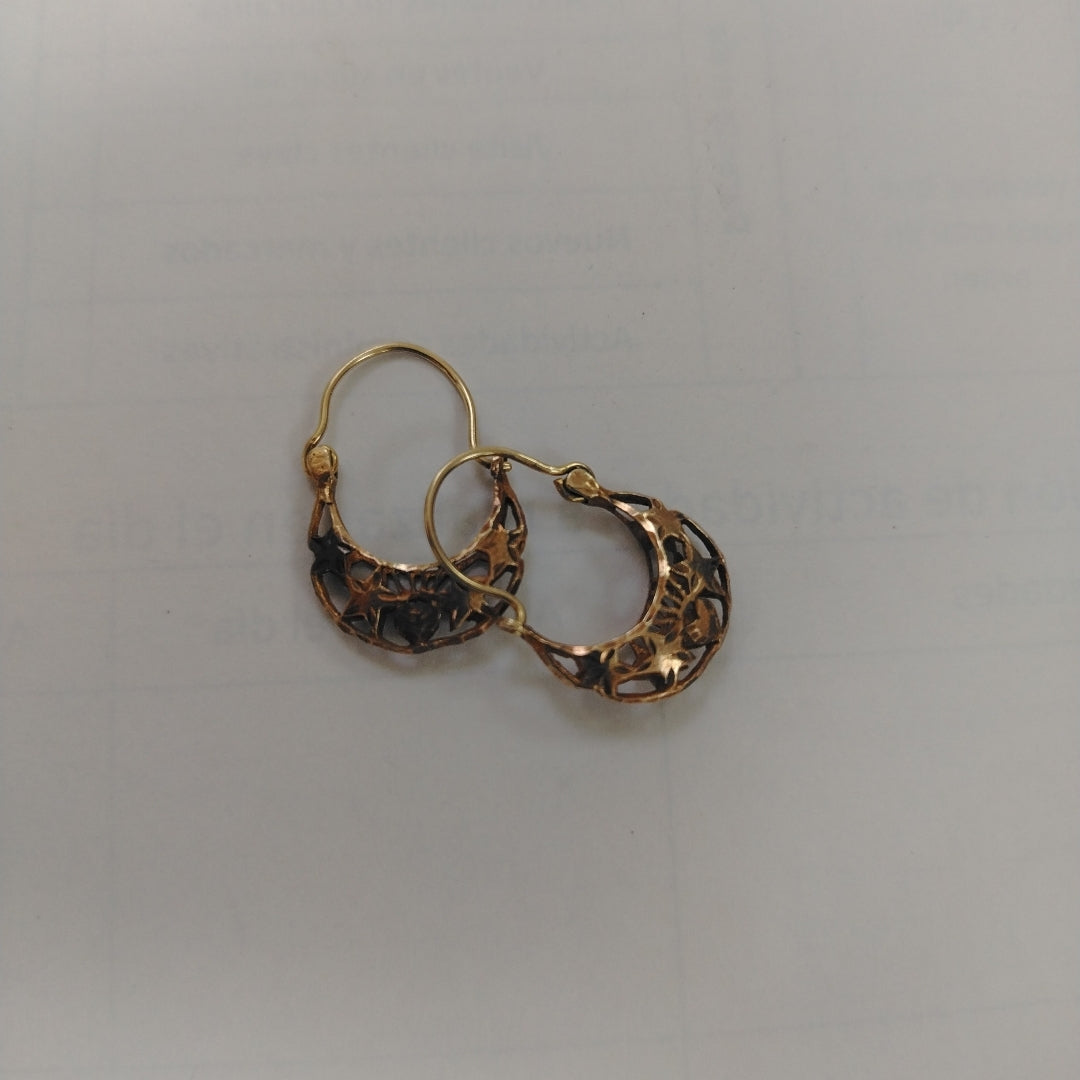 ARRACADAS PAR ORO 8 K 2,60 GRMS (SEMINUEVO)