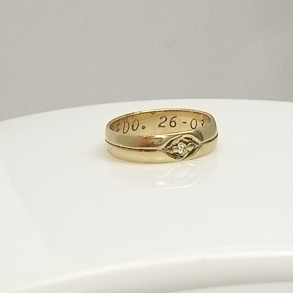 ARGOLLA ORO 10 K 2.3 GRMS (SEMINUEVO)