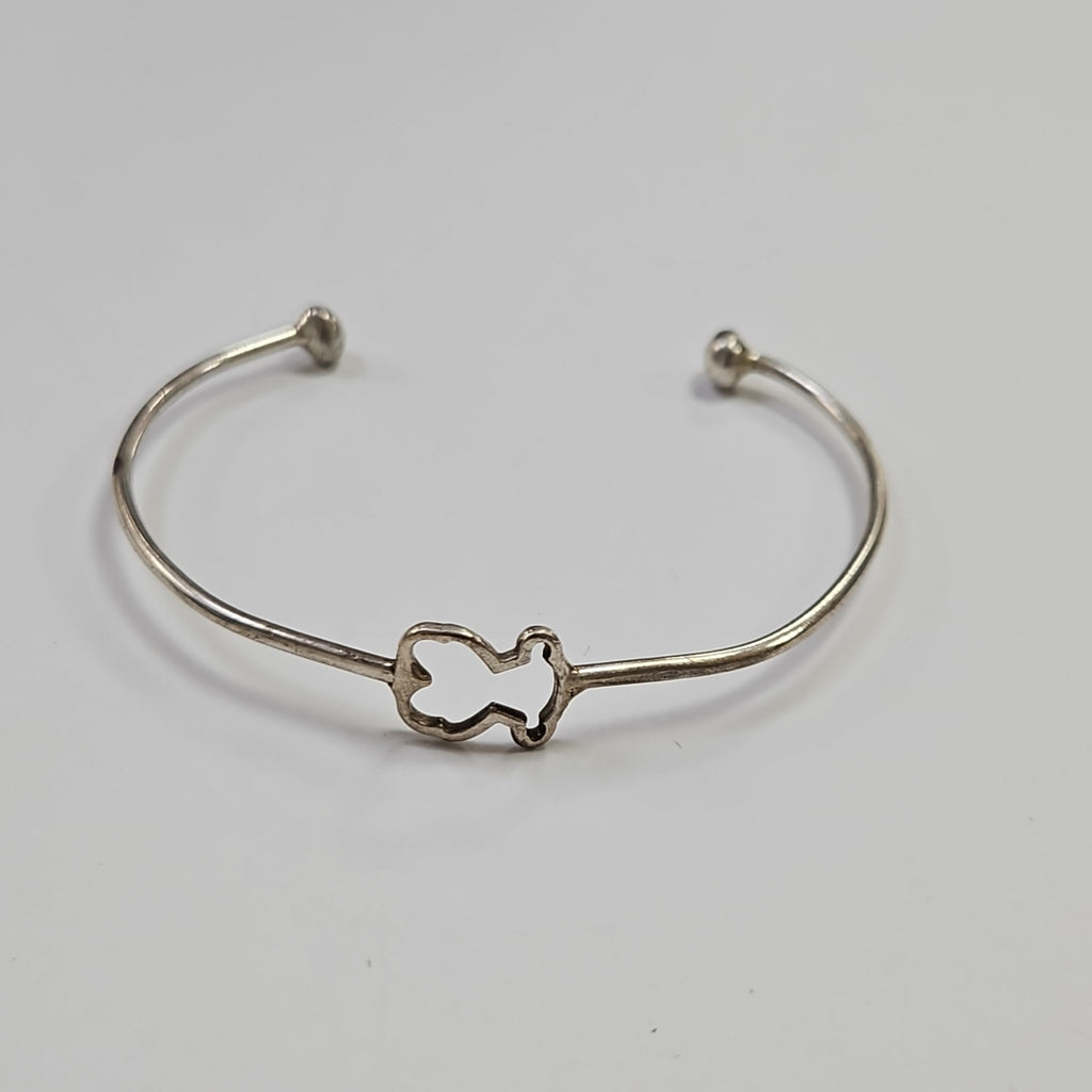 BRAZALETE, PULSERA RIGIDA PLATA 18.7 GRMS (SEMINUEVO)