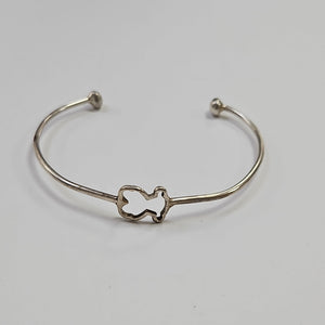 BRAZALETE, PULSERA RIGIDA PLATA 18.7 GRMS (SEMINUEVO)
