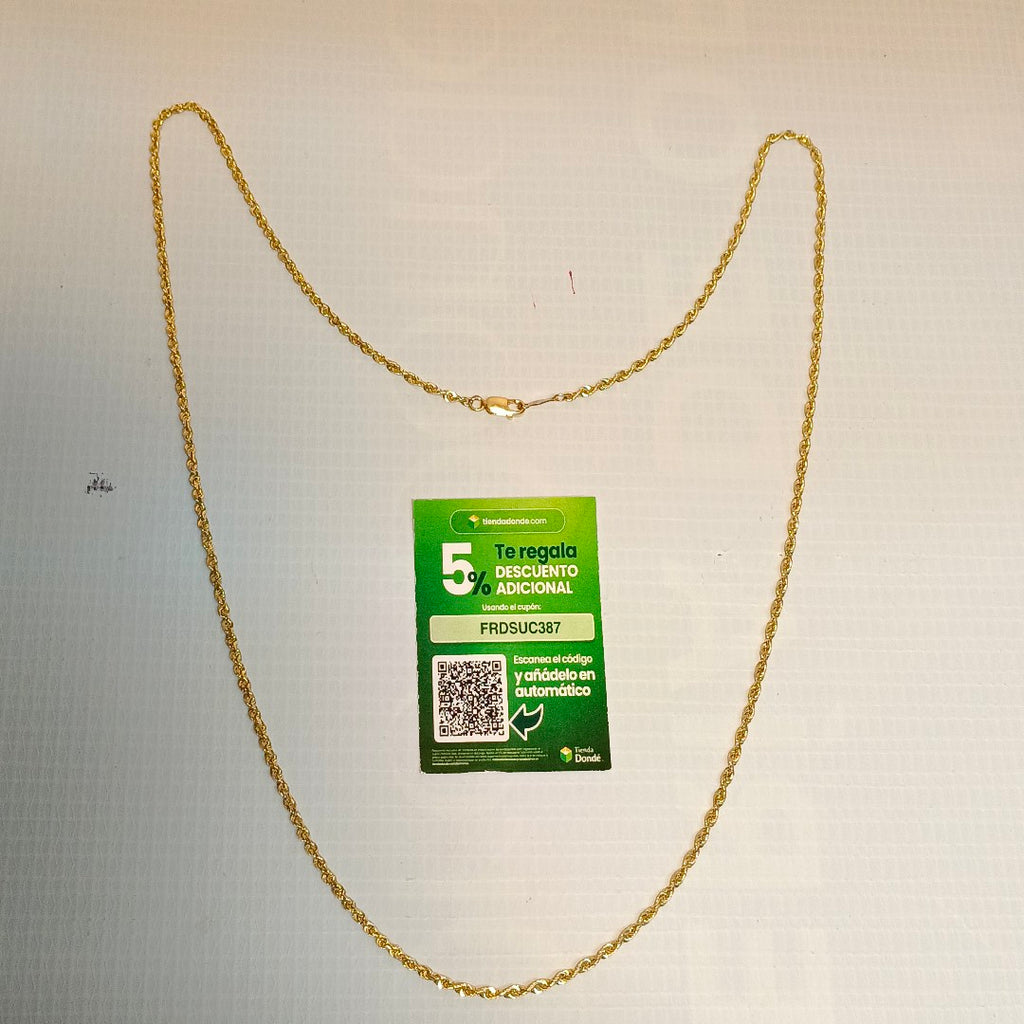 CADENA ORO 10 K 10.8 GRMS (SEMINUEVO)