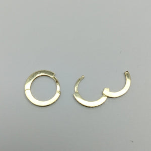 ARETES ARRACADAS CON CIRCONIAS 14K 1.2 GR (NUEVO)