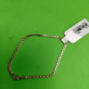 PULSERA TEJIDO CHINO 14K 18 CM 2.4 GR (NUEVO)