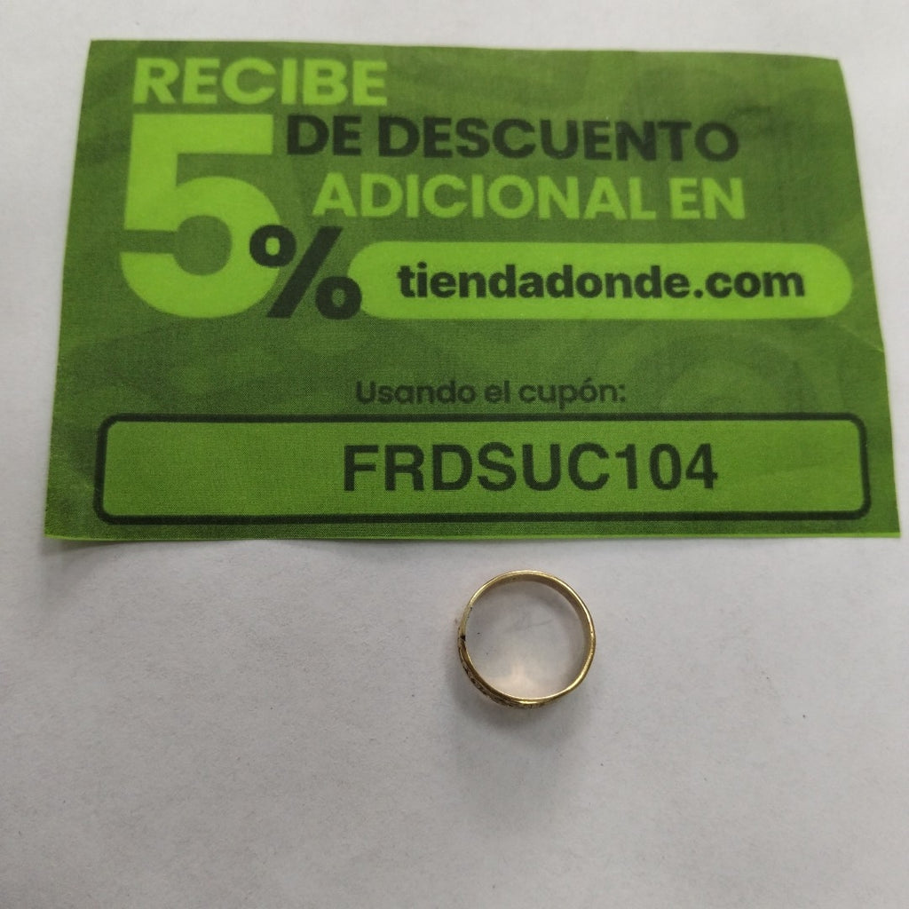 ANILLITO ORO 10 K 2,40 GRMS (SEMINUEVO)