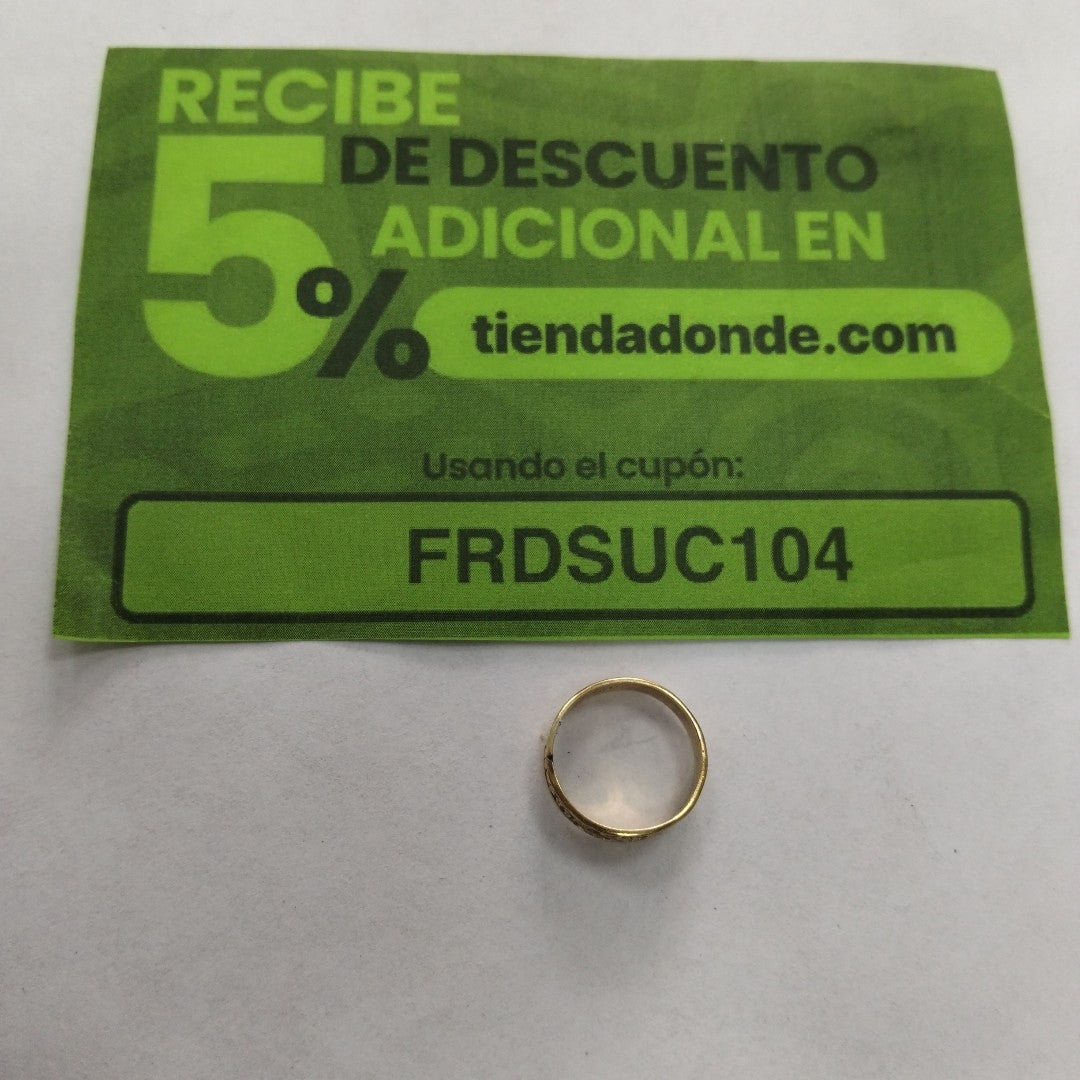 ANILLITO ORO 10 K 2,40 GRMS (SEMINUEVO)