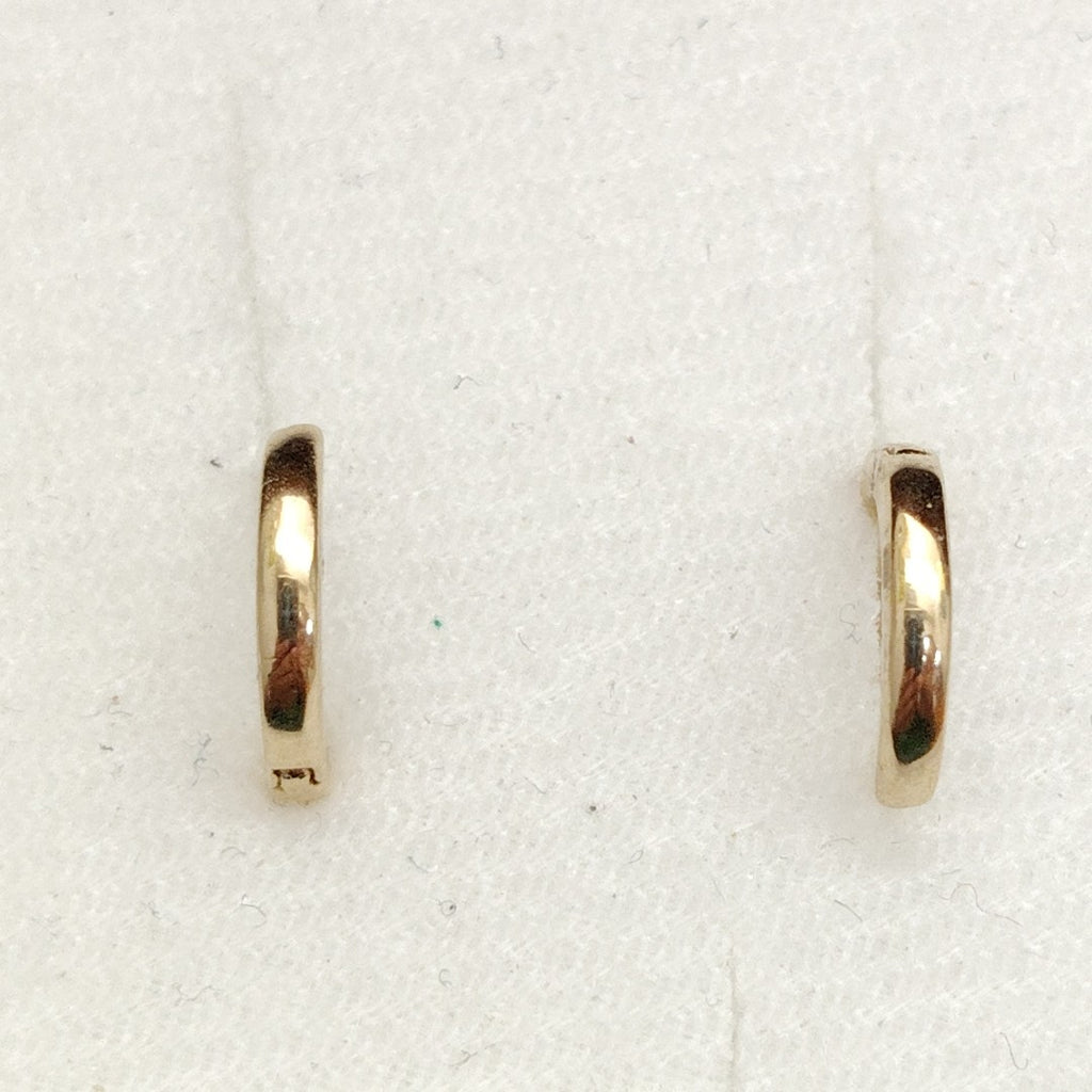ARETES HUGGIE 14K 1.3 GR (NUEVO)