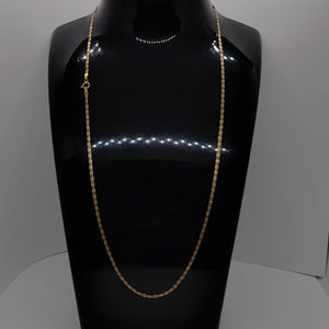 CADENA ORO COMBINADO 14 K 1.2 GRMS (SEMINUEVO)