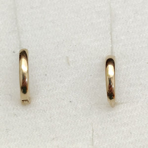 ARETES HUGGIE 14K 1.3 GR (NUEVO)