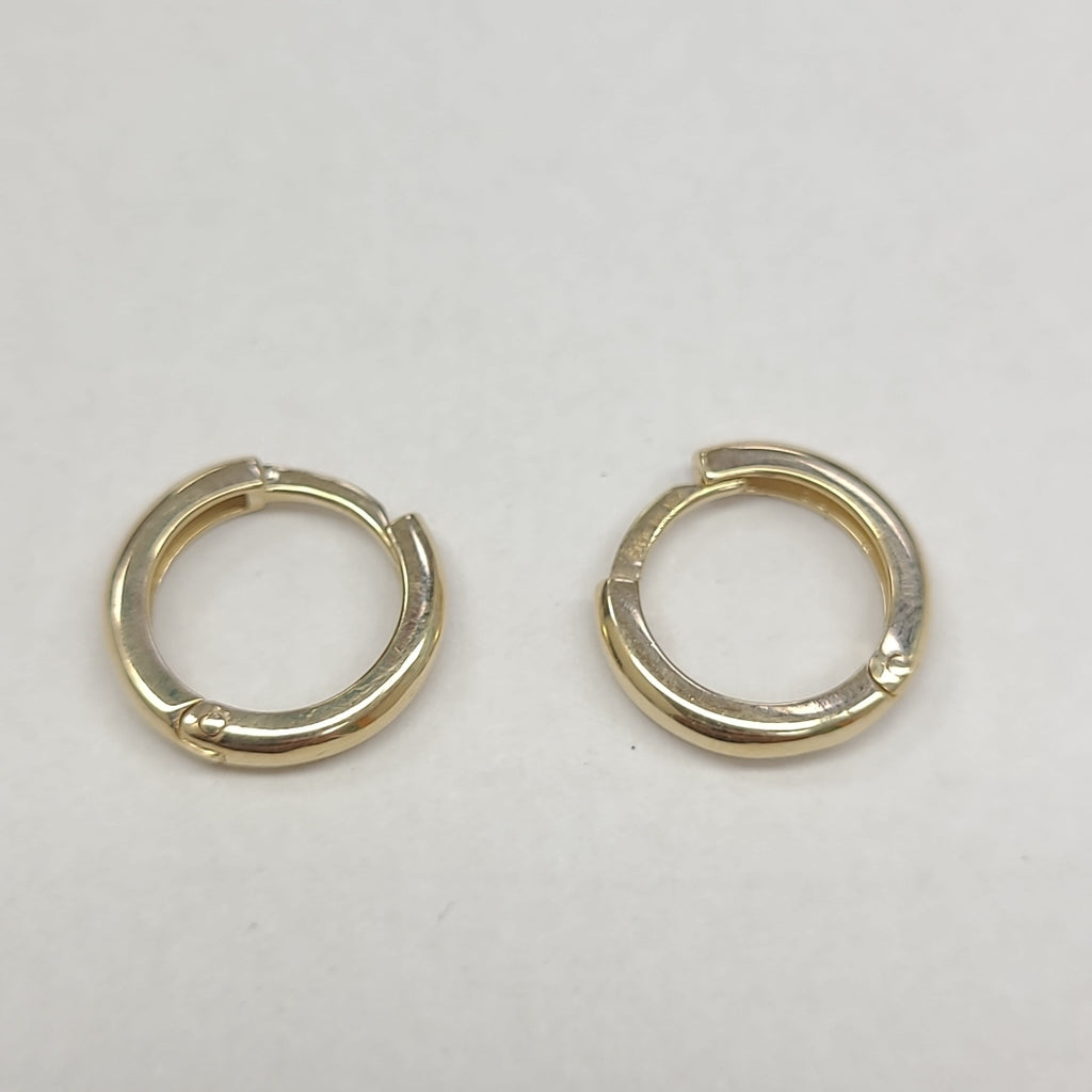 ARETES ARRACADAS LISAS 10K 1.2 GR (NUEVO)