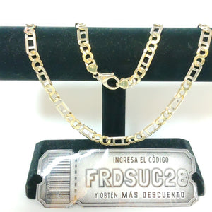 CADENA ORO COMBINADO 14 K 61.7 GRMS (SEMINUEVO)