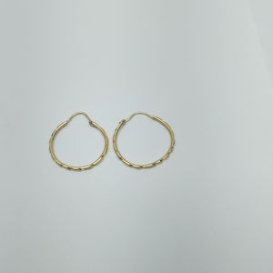 ARRACADAS PAR ORO 14 K 1.5 GRMS (SEMINUEVO)
