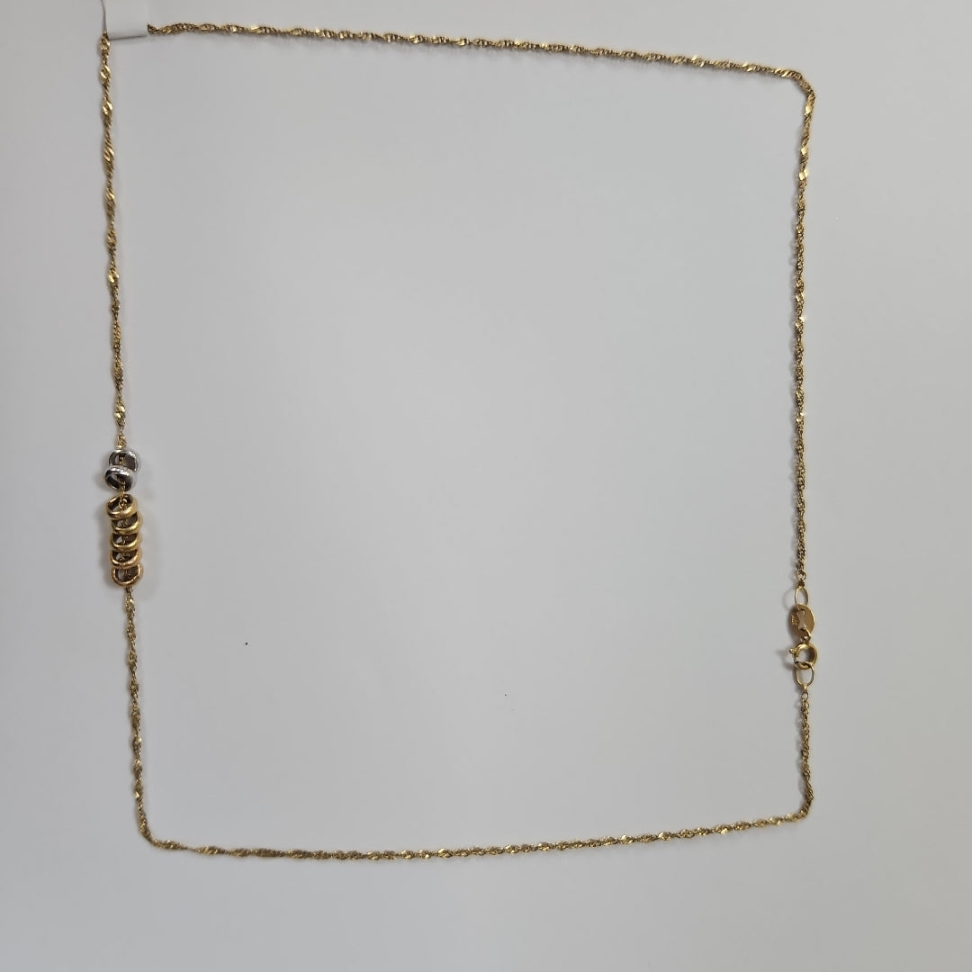 CADENA ORO 14 K 1.1 GRMS (SEMINUEVO)